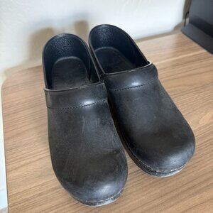 Dansko Womens Black Clogs - Size 36